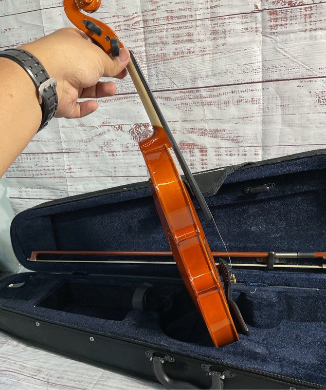 Anton Breton Ab 05 1/2 Student Violin With Case- Missing Strings