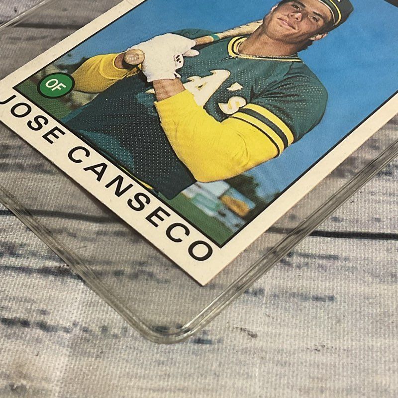 Vtg. Topps 1986 Jose Canseco #20t Ungraded Baseball Card Great Condition