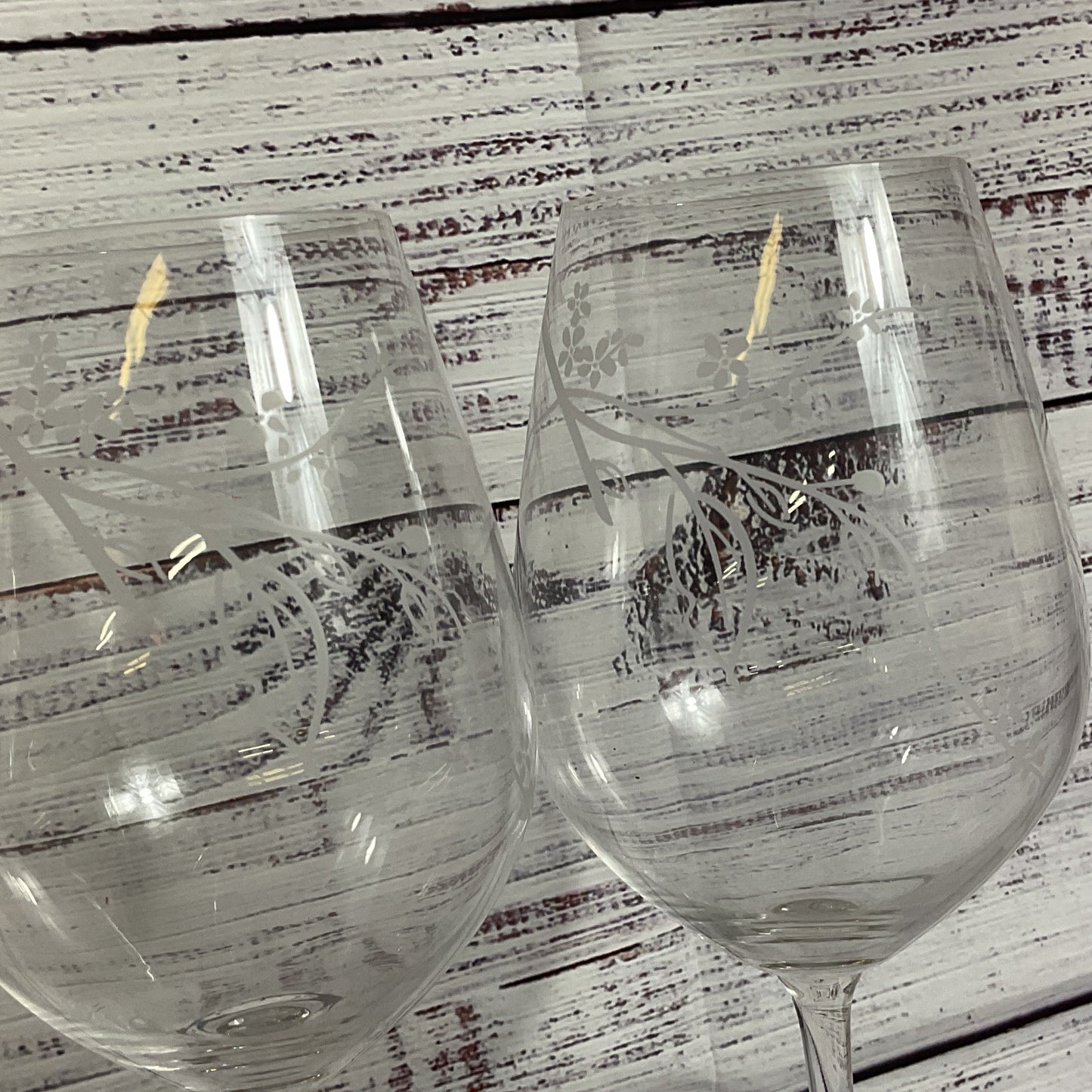Set of 2 LENOX Wine Glasses- 9.75"
