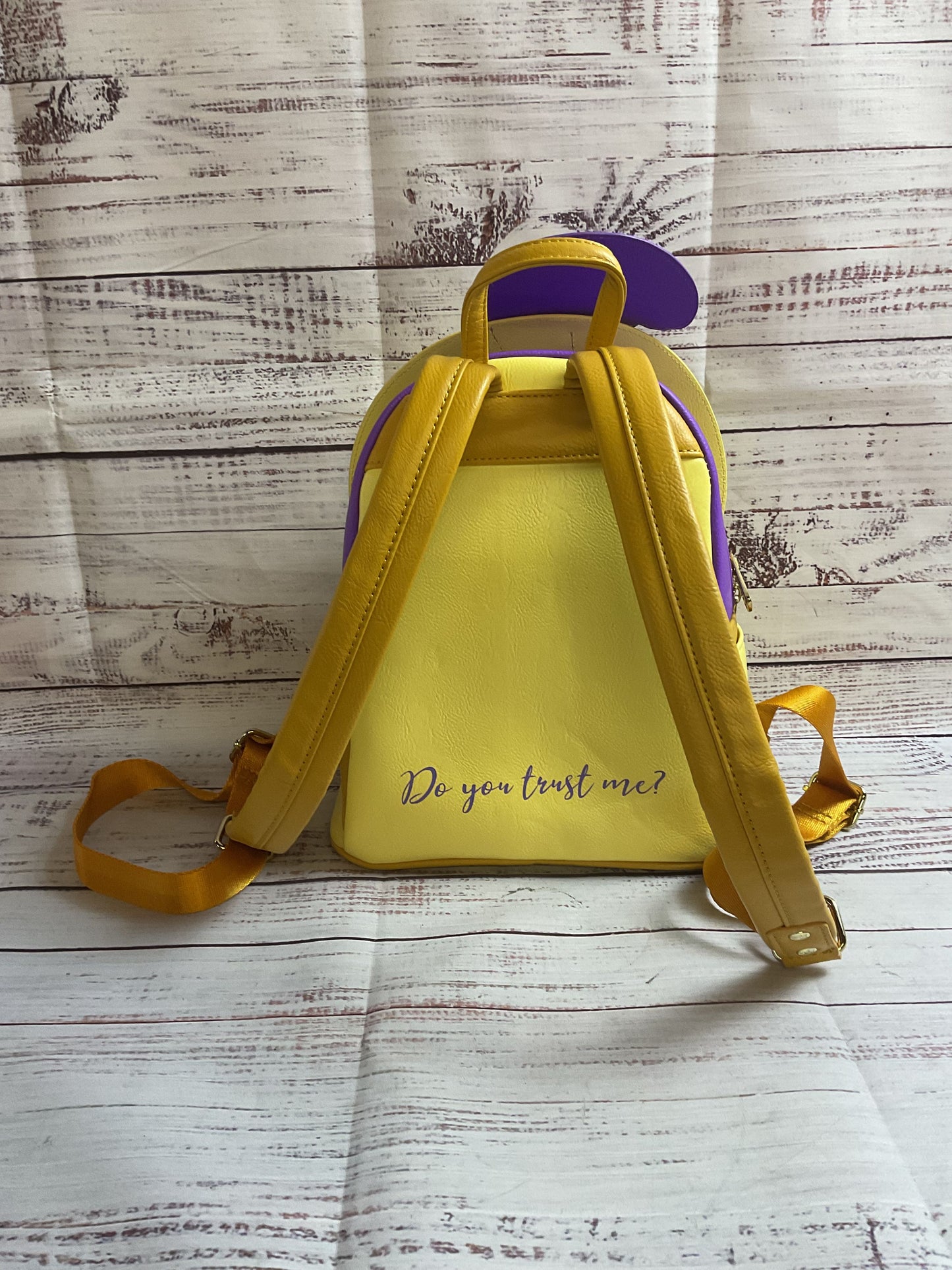 Loungefly Disney Aladdin Yellow Backpack