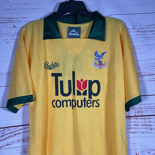 NWT BUKTA Crystal Palace 1991-1992 Away Soccer Football Jersey Shirt- SZ L
