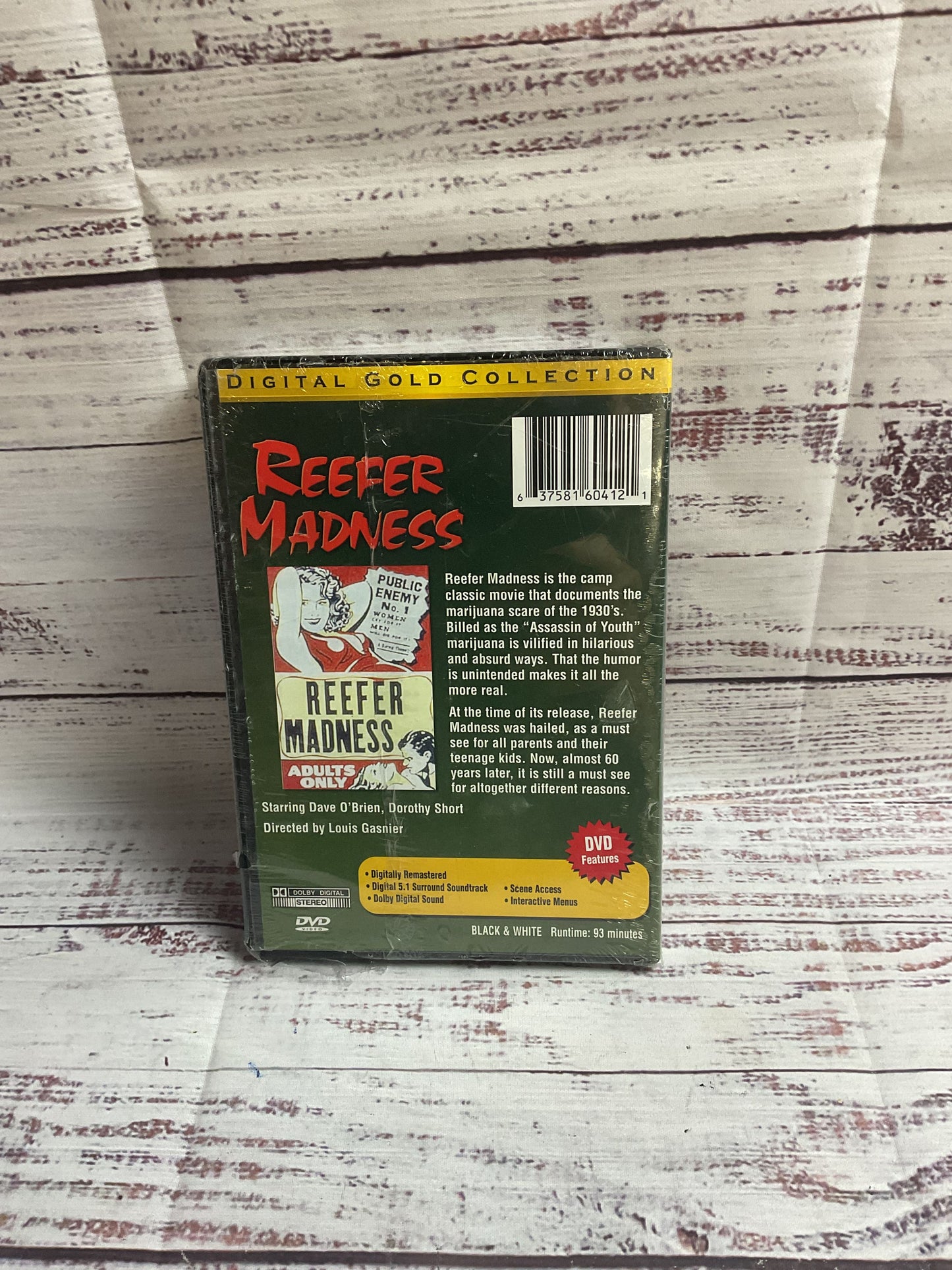 Reefer Madness Digital Gold Collection Sealed DVD