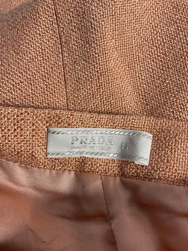 Prada Women's Pink Knit Short Skirt Size 44 EU/ 8 US Straight