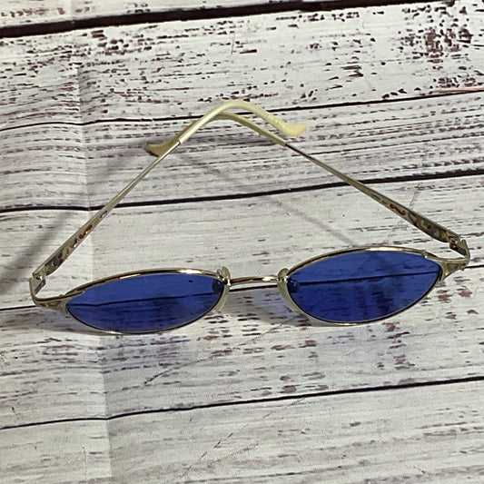 MARTINE STIBON 6534 Women's Silver Tone Blue Lens Sunglasses- 48[ ]18 140