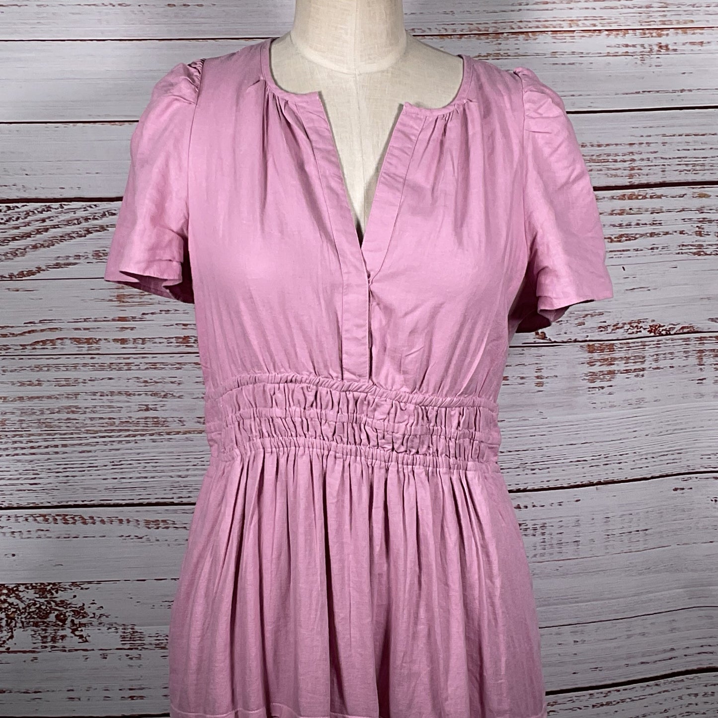 NWT ANTHROPOLOGIE Women's Pink Lila Sommerset Long Dress- SZ M