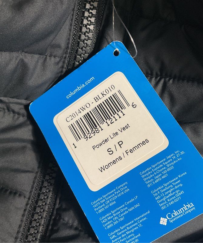 NWT Columbia Omni-Heat Thermal Reflective Powder Lite Vest Women's Size S