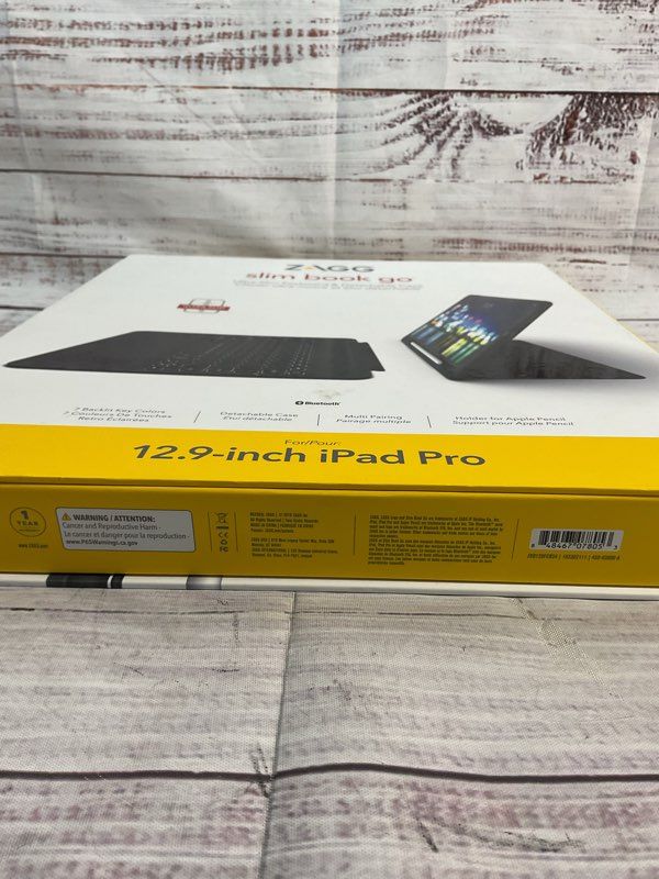 ZAGG Slim Book Go Keyboard for 12.9" Apple iPad Pro 2018