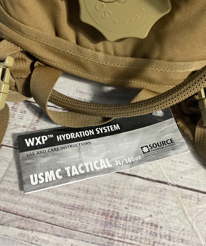 New With Tags Usmc Tactical Source Wxp 3l/100 Oz. Hydration System Pack
