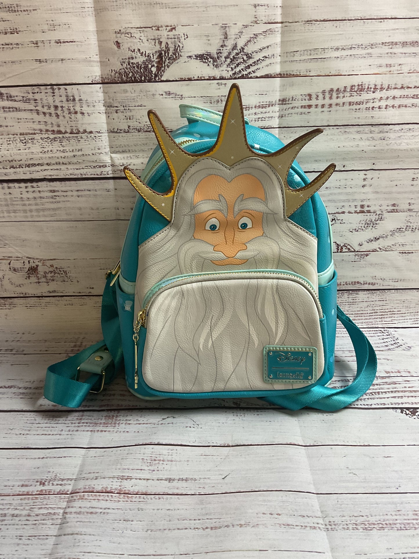 Loungefly Disney Little Mermaid King Triton Backpack