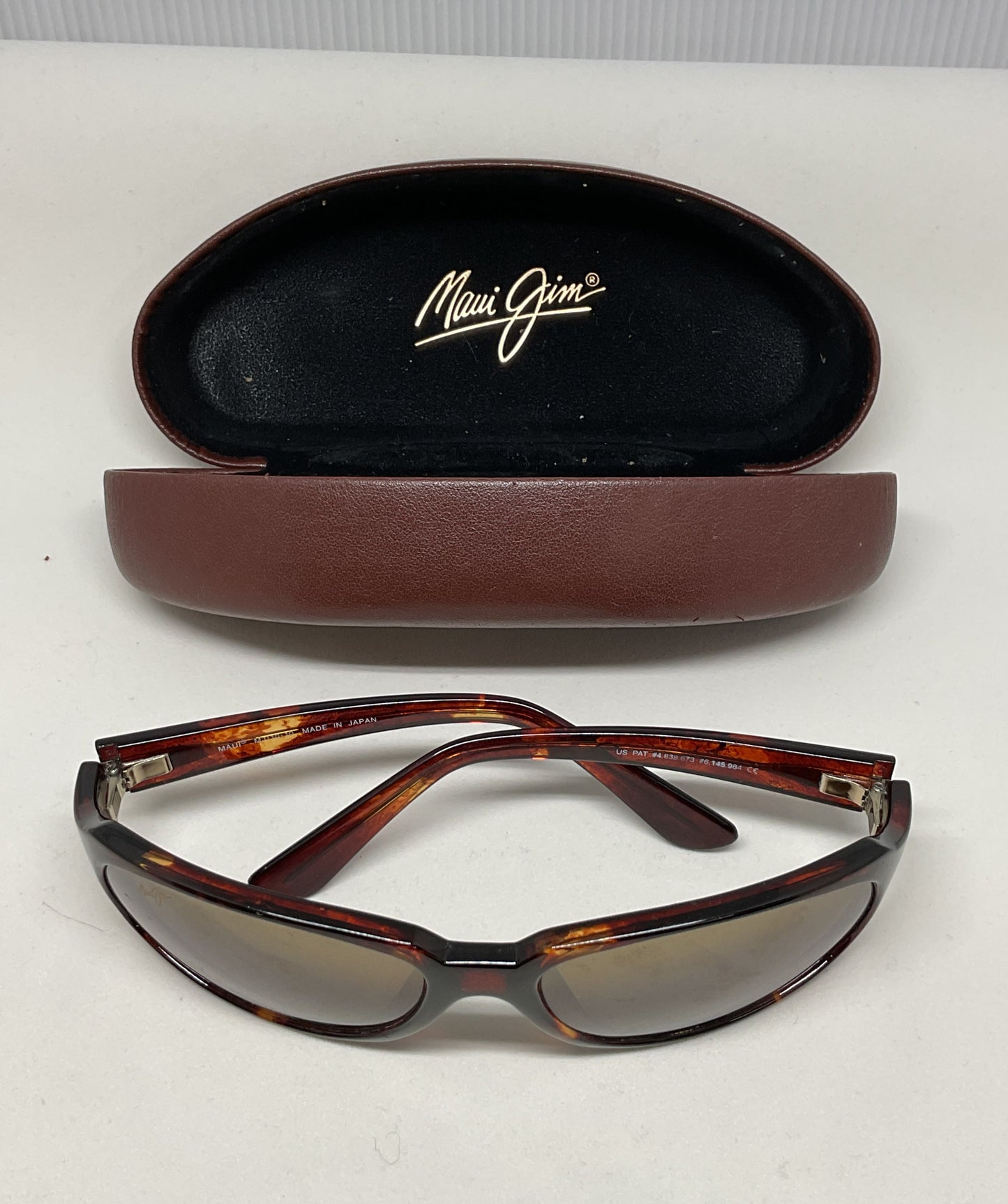 Maui Jim MJ110-10 Brown Sunglasses Made in Japan