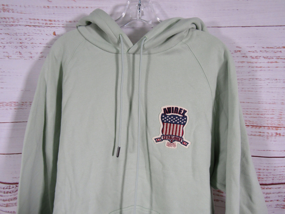 Avirex Icon Men's Seafoam Pullover Hoodie Sweater Size XL