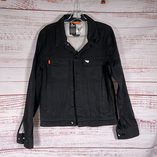 SAINT Unbreakable Men's Black Denim Trucker Jacket- SZ M