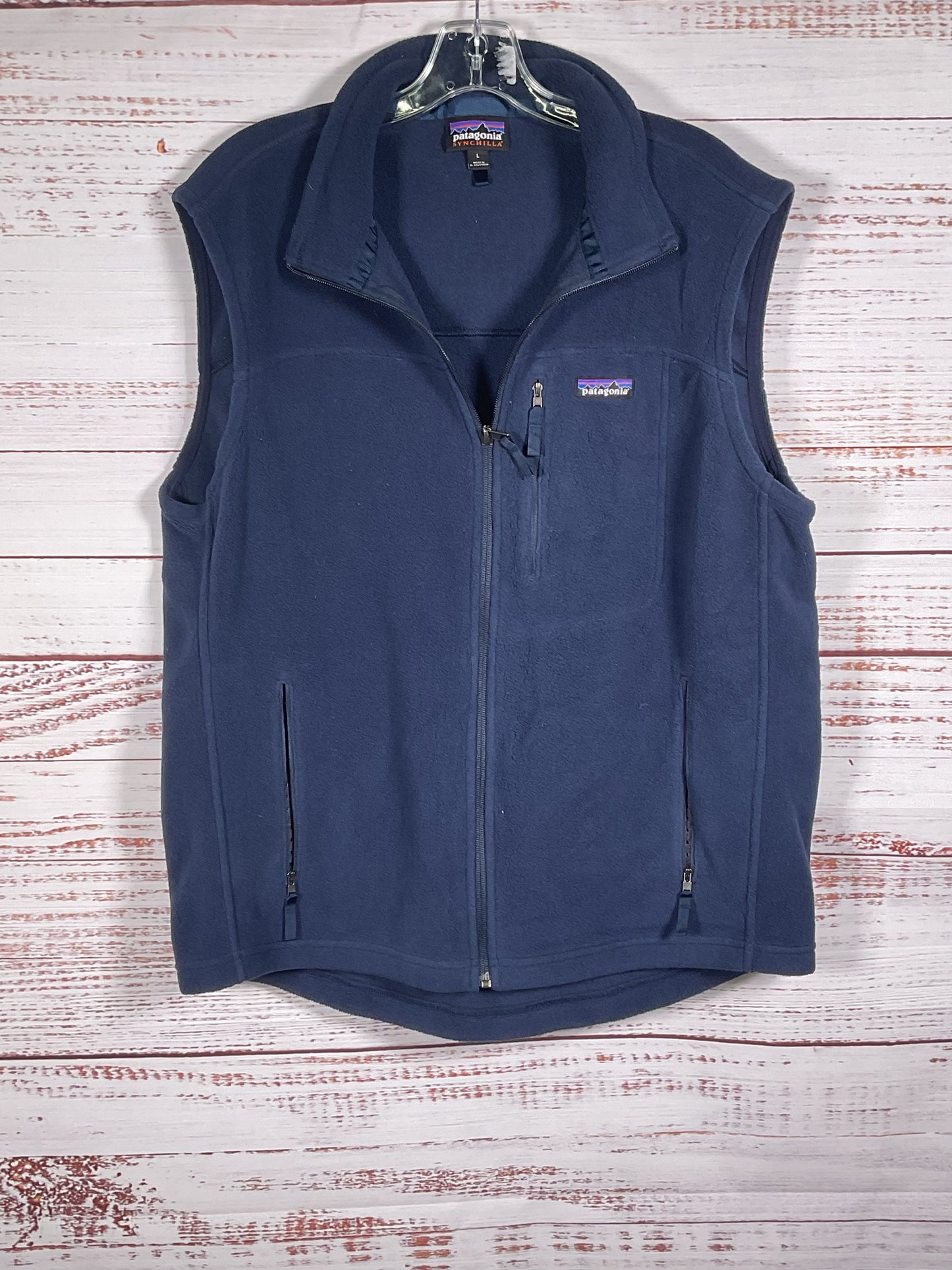Patagonia Blue Synchilla Vest - Size L