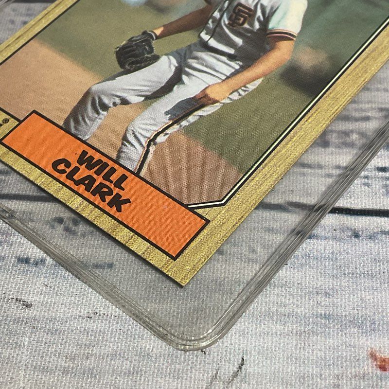 Vtg. Topps 1987 Will Clark #420 Ungraded Baseball Card Great Condition
