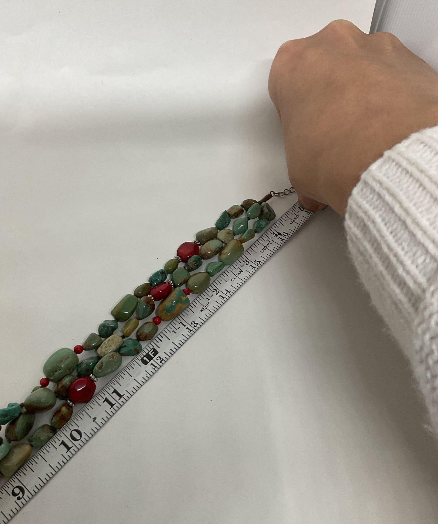 Multi Gemstone Beaded Strand Necklace