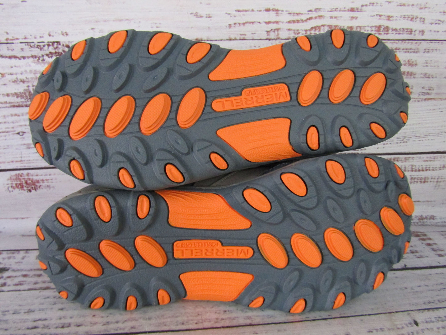 Merrell Trail Chaser Boy's Gunsmoke Gray Hiking Shoes Size 5
