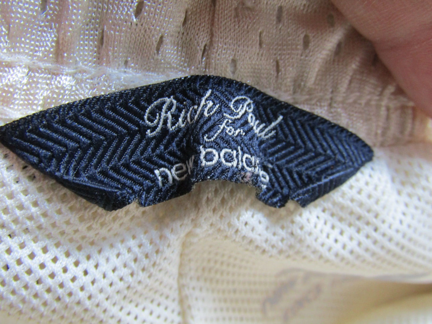 New Balance x Rich Paul Men's Beige Basketball Shorts Size L