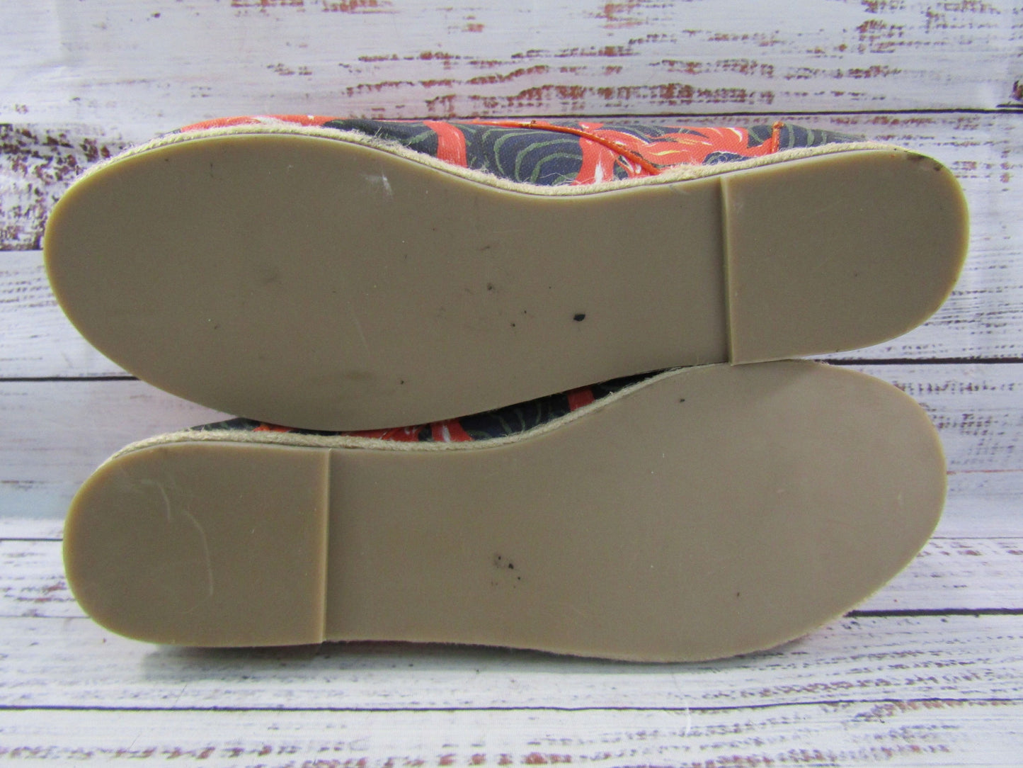 Icon Kylie Women's Multi-Color Floral Canvas Espadrille Sneakers Size 11