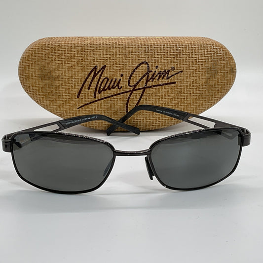 MAUI JIM MJ227-02 Puamana Men's Dark Gunmetal Sunglasses with Case- 56[ ]19 130