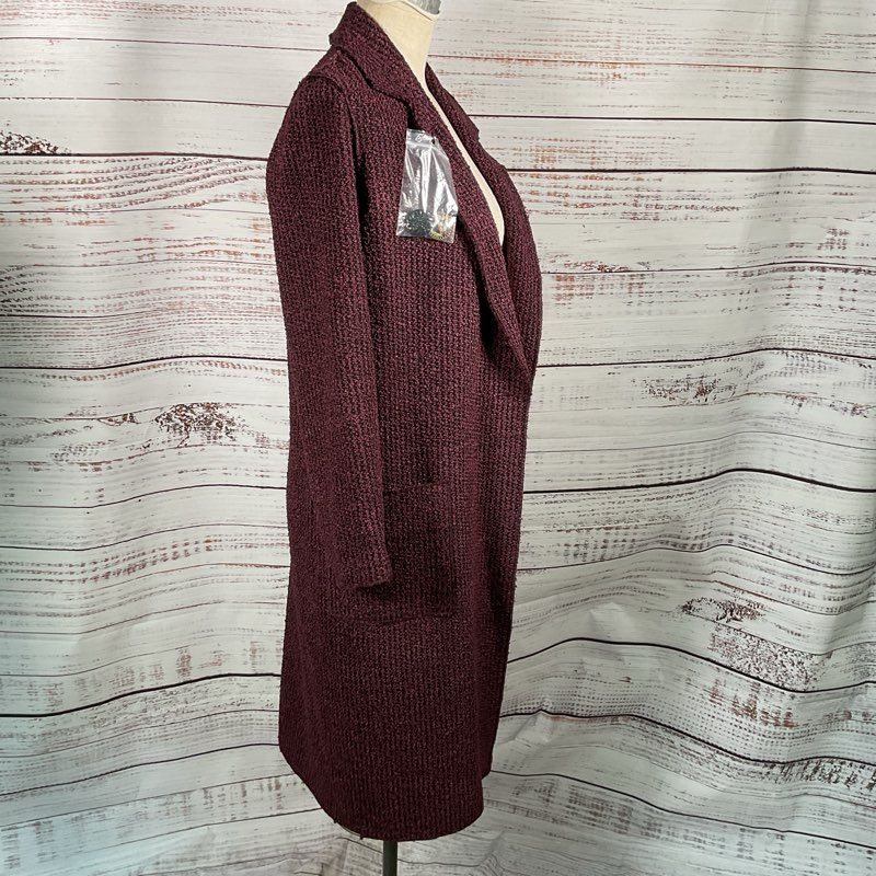 S. BALIAN Designs Women's Purple Tweed Long Coat- SEE MEASUREMENTS