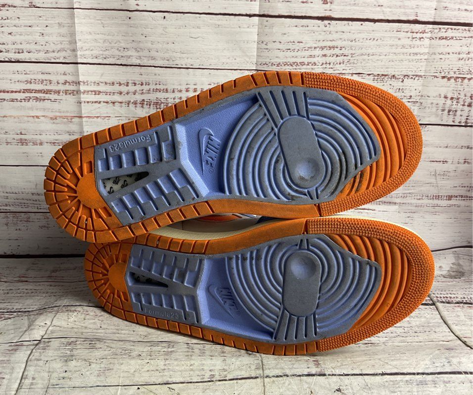 Nike Air Jordan 1 High Zoom Comfort 2 Sneakers Royal Pulse Alpha Orange 9