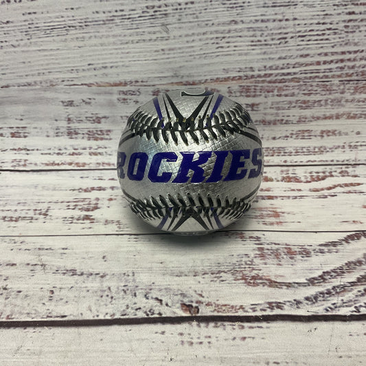 Rawling Colorado Rockies Silver Purple Baseball 2009