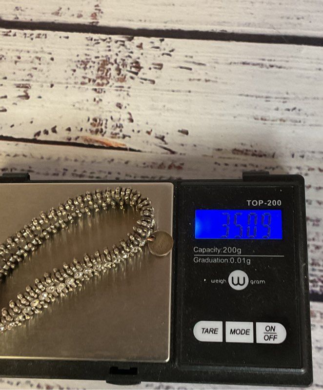 PHILIPPE AUDIBERT Silver Tone Vintage Stretch Bracelet