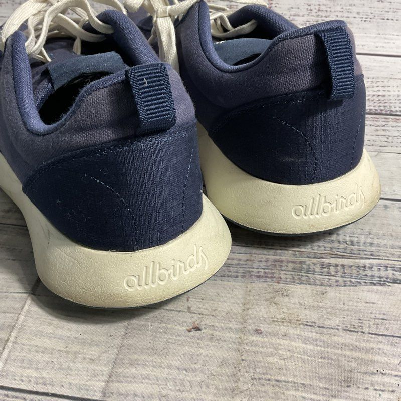Allbirds 5.51 Navy Blue Canvas Athletic Sneaker Men's 10 US