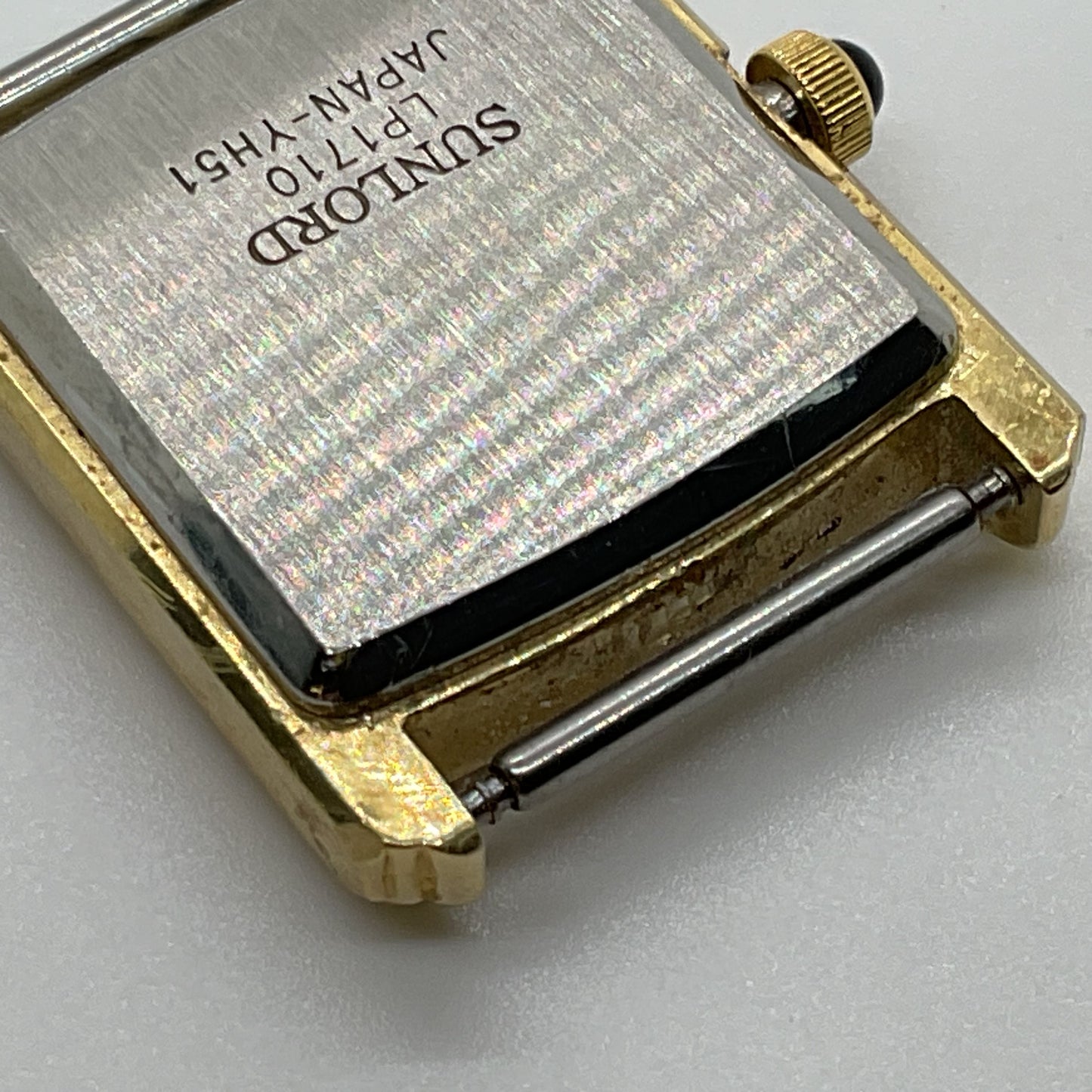 SANFORD Quartz LP1710 Gold Plated Watch Case- NO BAND
