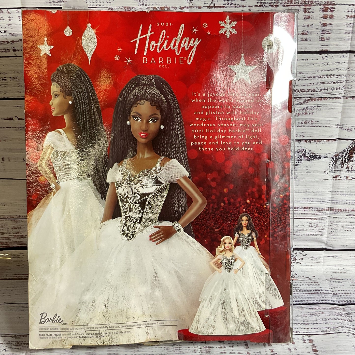 NEW UNOPEN Mattel BARBIE 2021 Holiday African Doll
