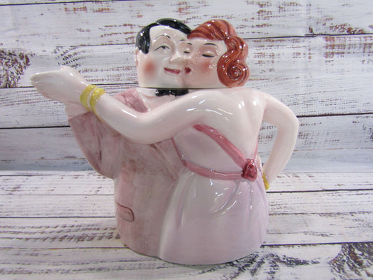 Vintage 1988 Tea Time for Dept. 56 Tango Whimsical Novelty Teapot