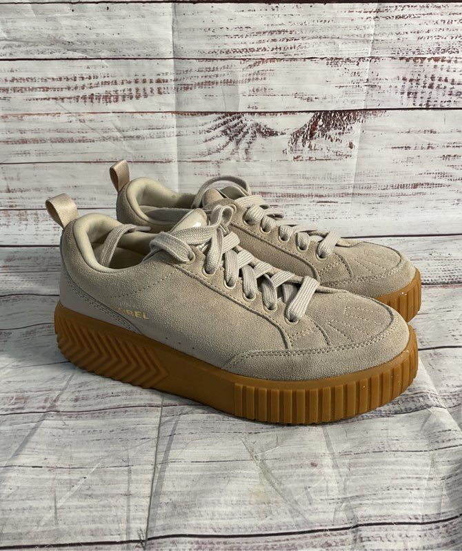 SOREL Ona Ave™ Low Waterproof Women's Sneaker Size 8.5 US Taupe