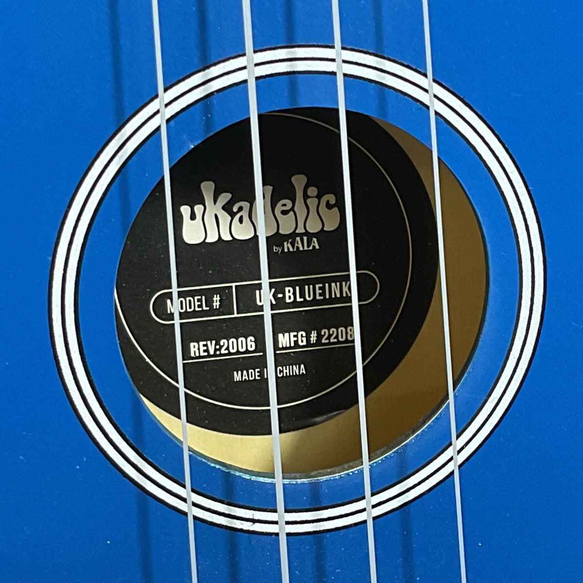 Ukadelic by KALA Blue Ukulele- 21"