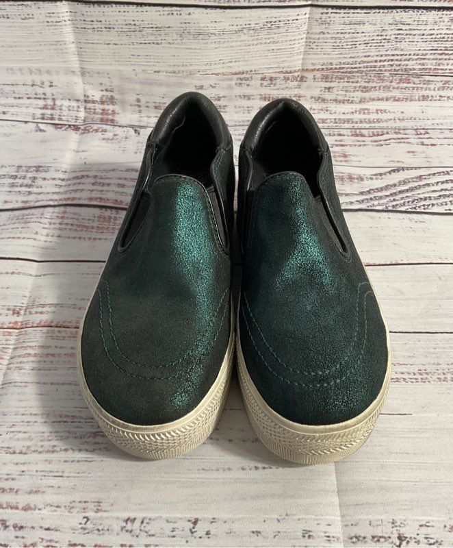 Ash Jungle Metallic Green Platform Shoes Girls 13 US 31 EU