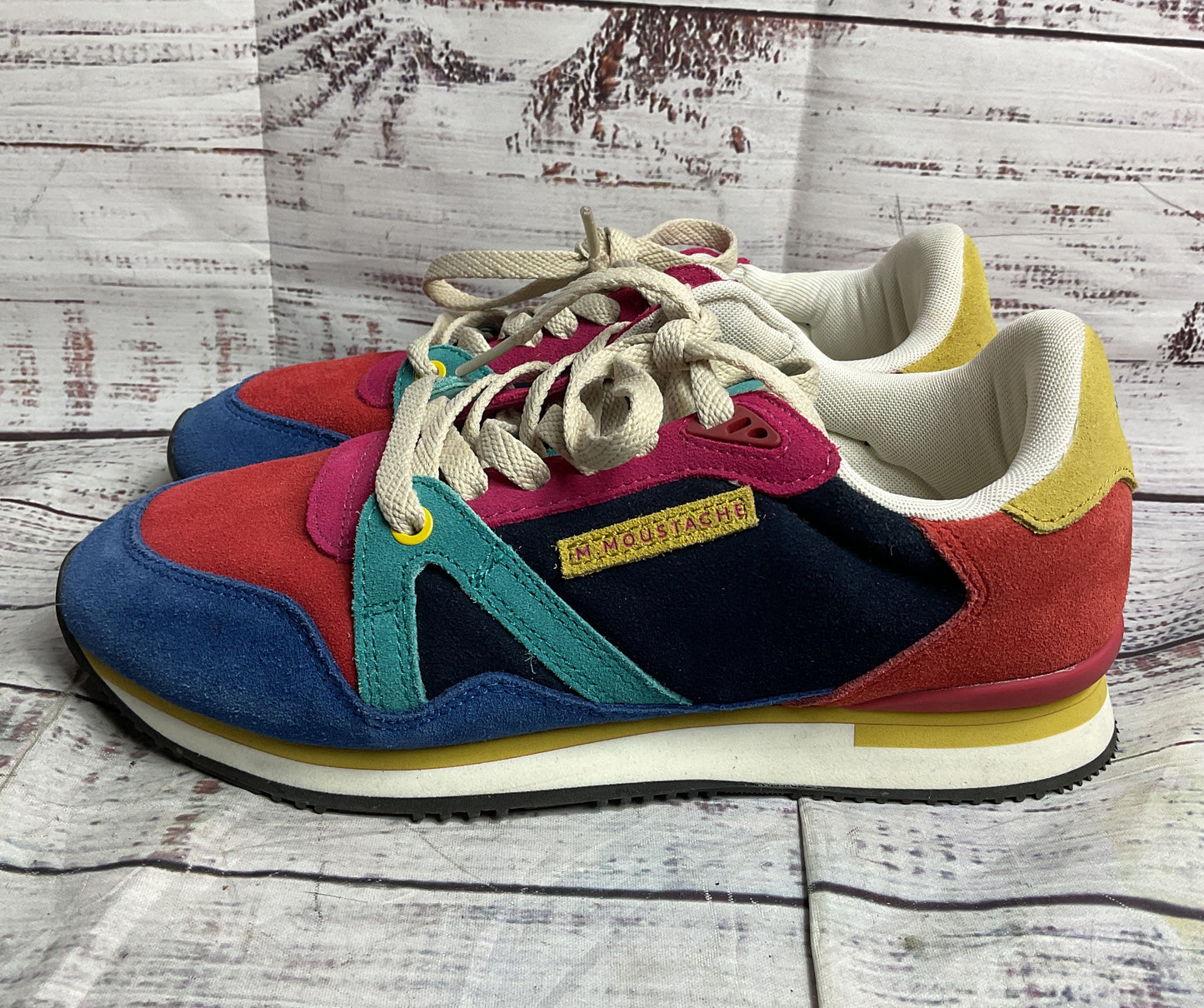 M. Moustache Women's Vegan Andrée Sneakers Multicolor 38