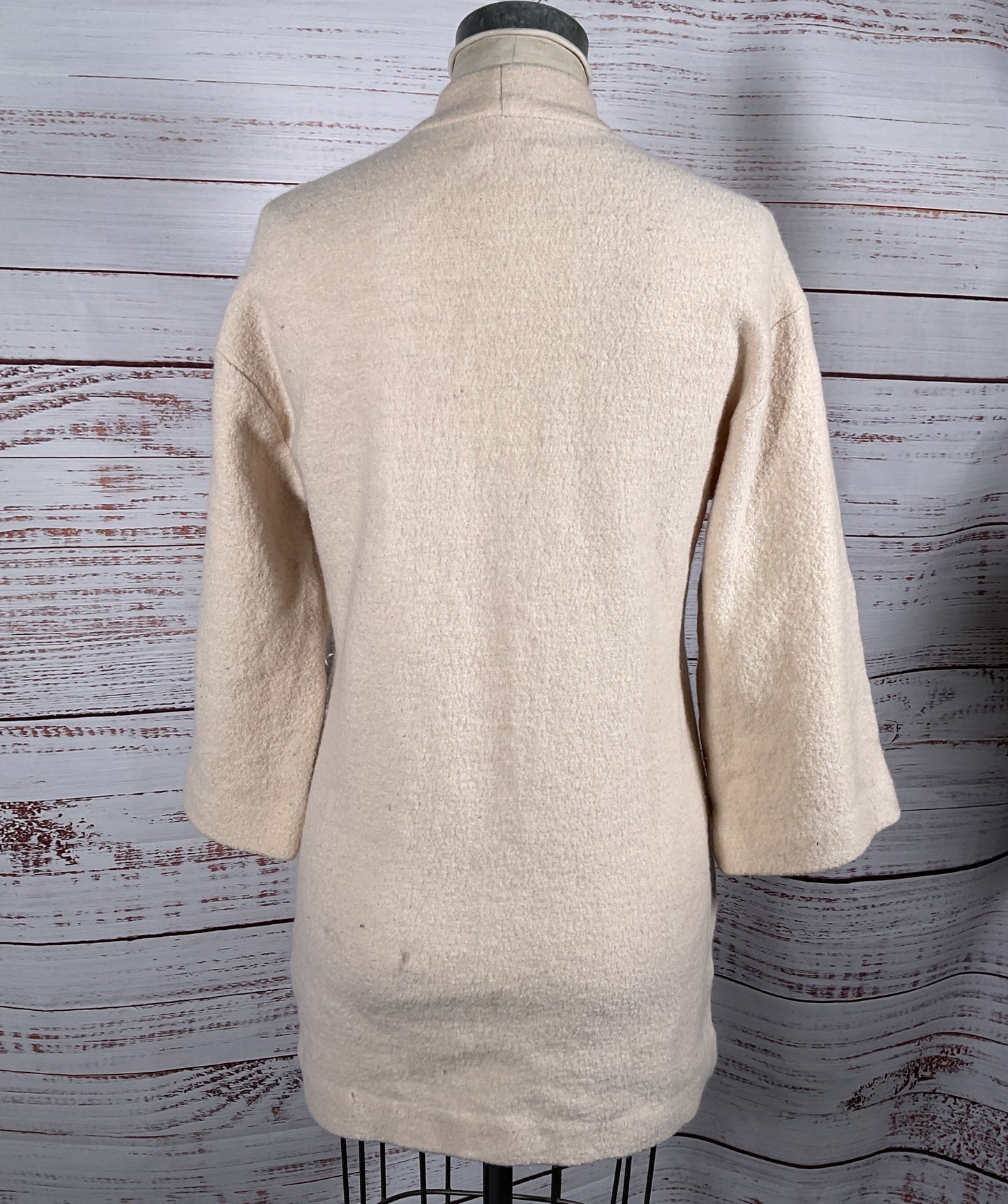 Wilfred Brullon Open Front Cardigan Beige S