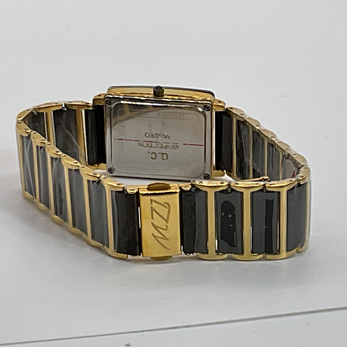 NEW MZI Watch Co. Germany Noreia Women's 23k Gold Plated & Resin Watch