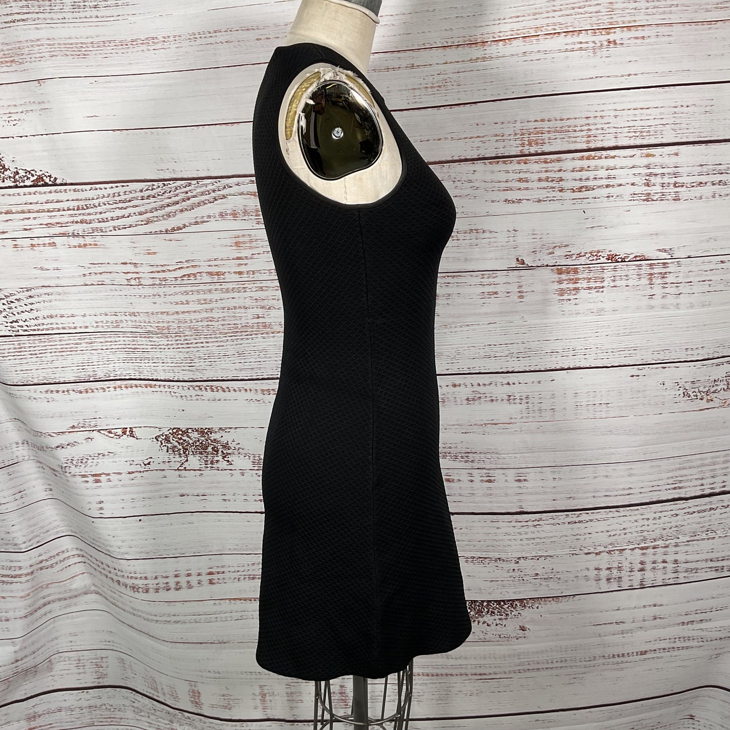 Theory Black Knit Sleeveless Sheath Mini Dress - Size S