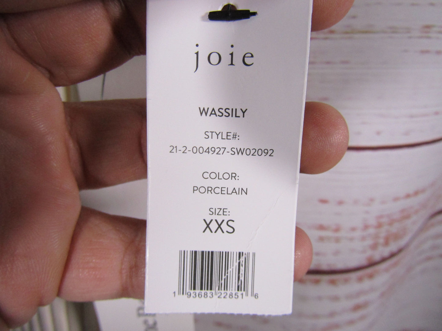 Joie Wassily Women's Porcelain White Ribbed Tank Top Size XXS