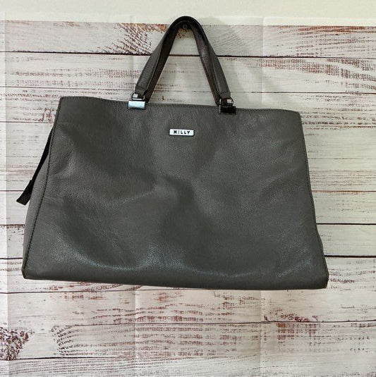 Women's Milly Gray Leather Handbag GREAT CONDITION!!