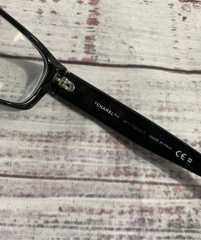 Chanel Women's Eyeglasses Black Frames Only 53-16-140 Made in Italy