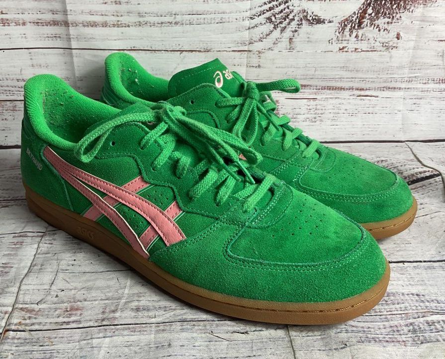 Asics Men's Skyhand OG Suede Sneakers Green 11