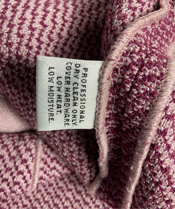 St John Tweed Knit Button Down Jacket Multicolor