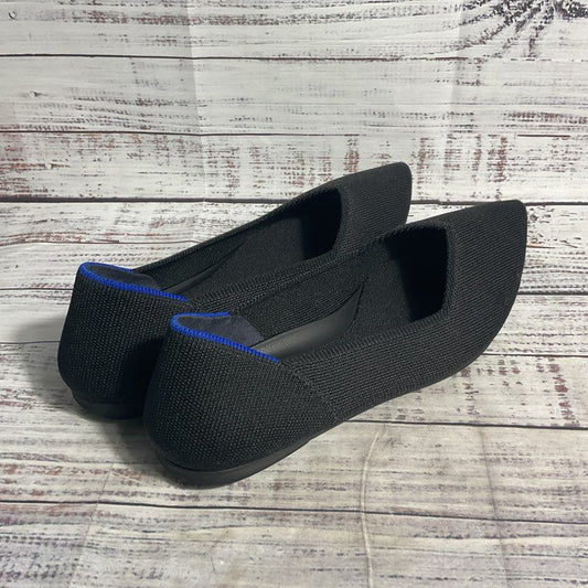 Rothy's Black Pointed Toe Slip-On Flat Slippers Women's 8