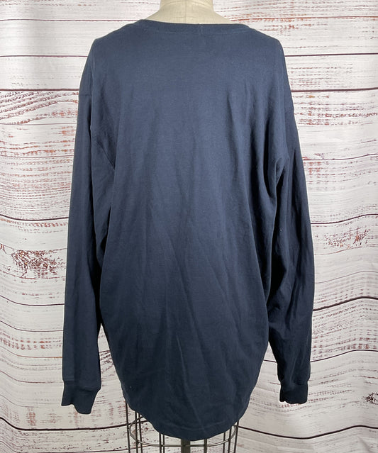 Carhartt Original Fit Long Sleeve Shirt Navy XL