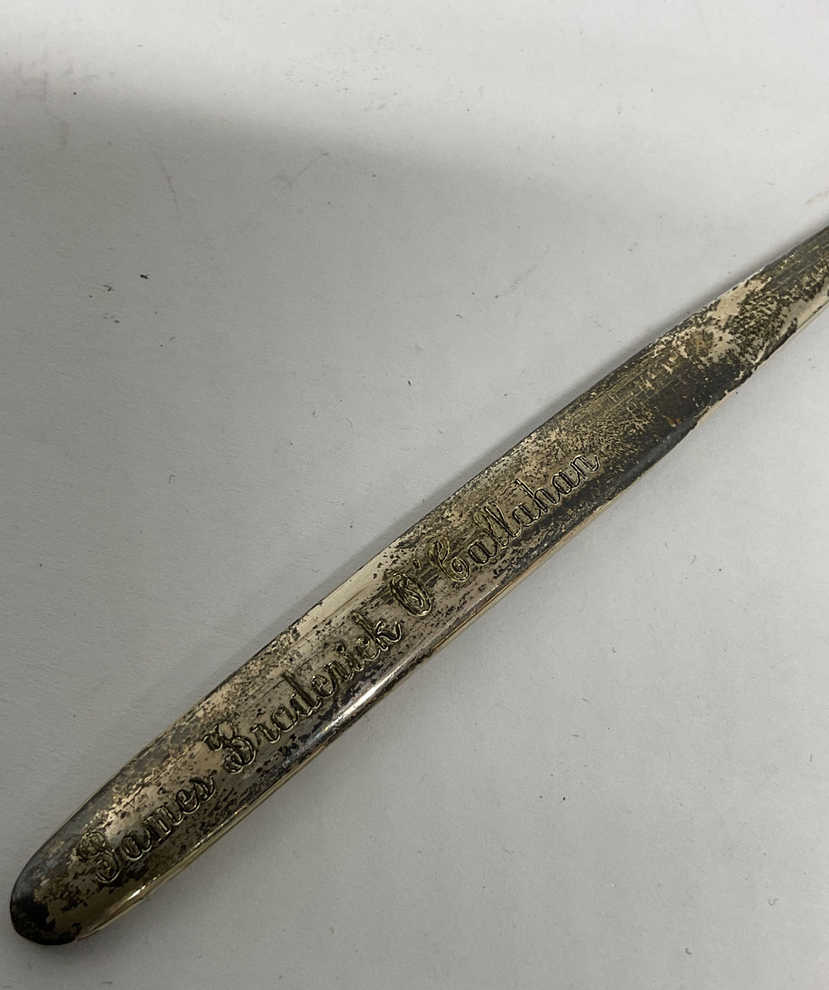 Vintage Web Sterling Silver Baby Toothbrush