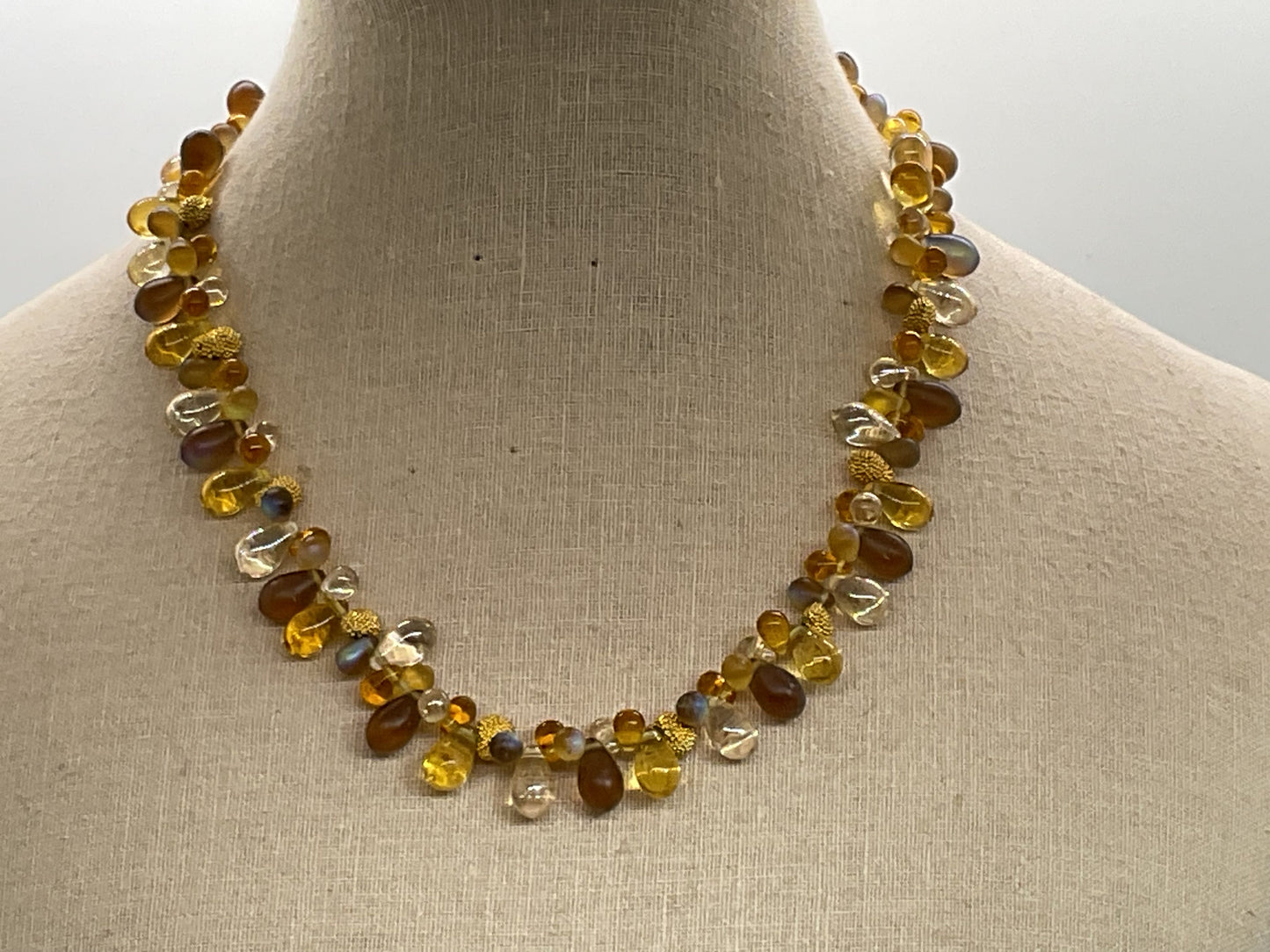 CAROLEE Multi Color Glass Beaded 16.5" Necklace