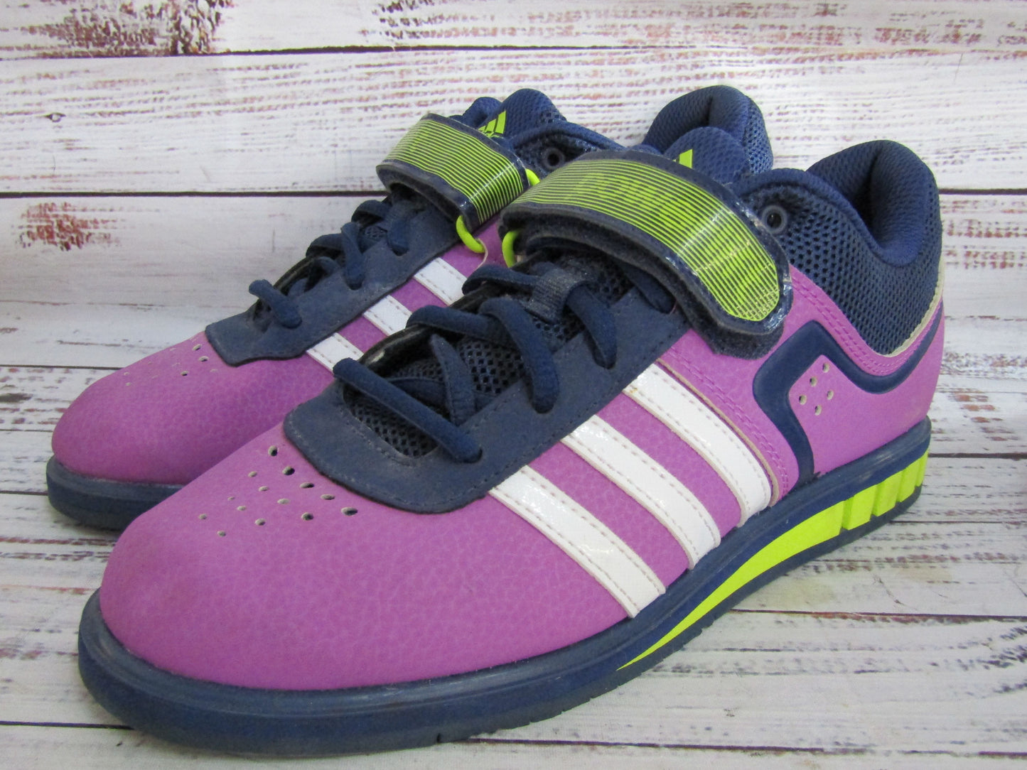 Adidas Powerlift 2.0 Women's Purple Weightlifting Shoes Size 7 B39860