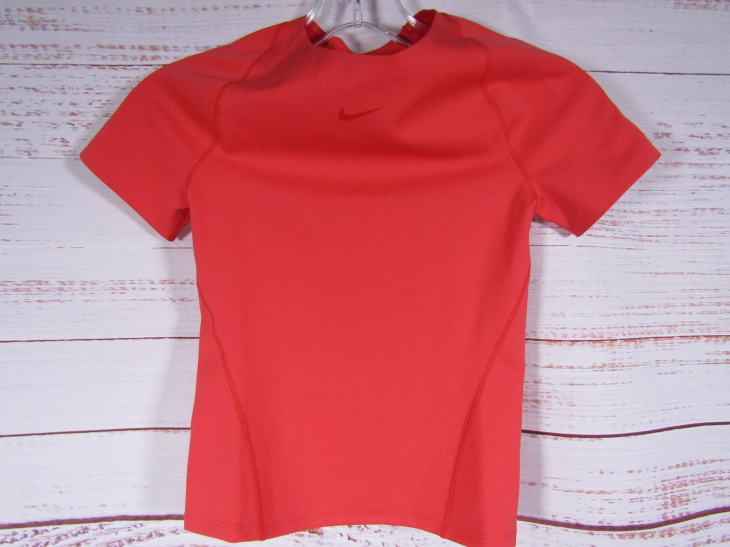 Nike Universal Women's Light Crimson Dri-Fit Short Sleeve Top Size XS IO1271-696