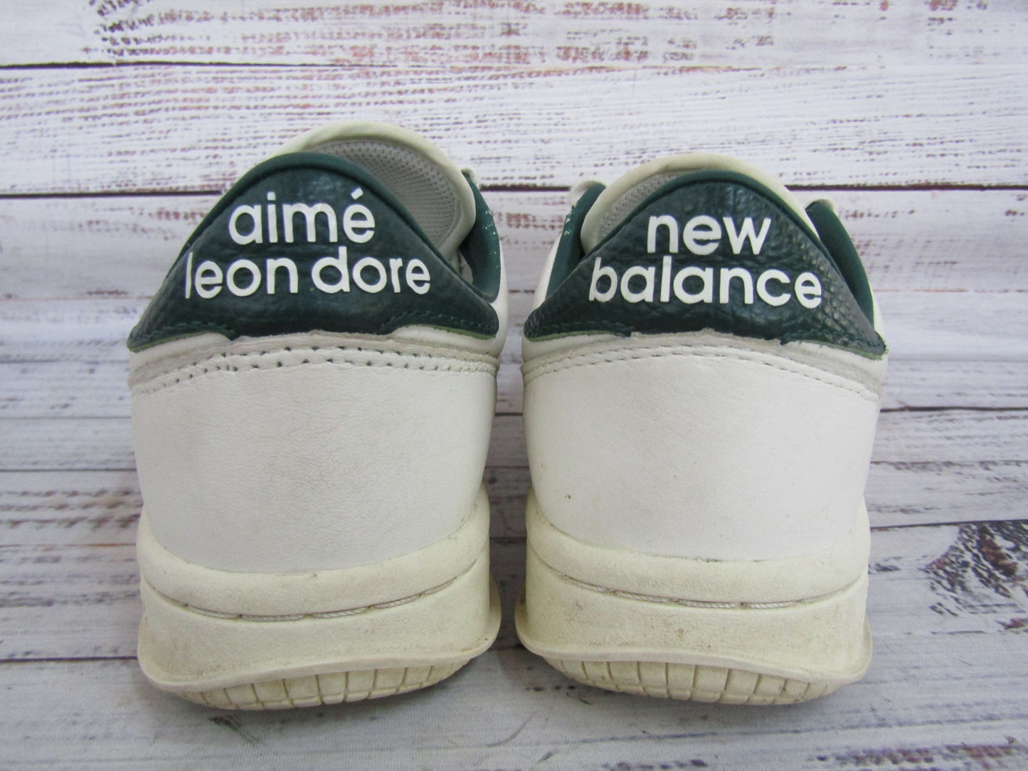 New Balance Aime Leon Dore T500 Women's White Leather Low Top Sneakers CT500AC1
